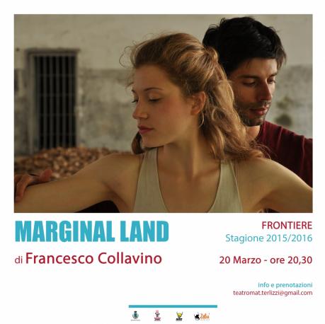 Frontiere - MARGINAL LAND,spettacolo di teatrodanza con Francesco Collavino e Michela Cotterchio