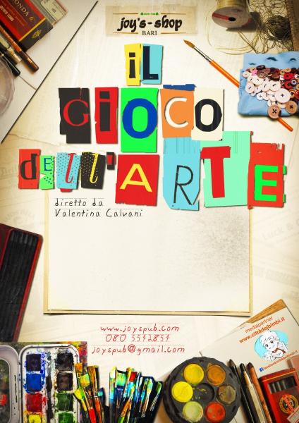 ARTE e CIBO a Il Gioco dell'Arte sabato 19 marzo 2016