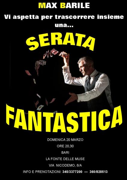 Domenica Della Magia con il Mago "Max Barile" Alla Fonte Delle Muse.