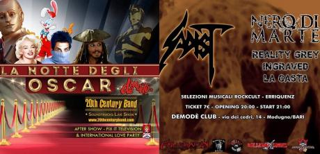 Demodè Club, sabato 19 marzo tra colonne sonore dei film e death metal