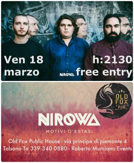 Nirowa "Funk, R'n'B" - Live Old Fox Public House - "LiVe On March?"