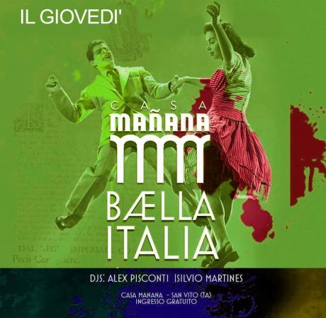 BÆLLA ITALIA, tutta la più bella musica italiana con Alex Pisconti & Silvio Martines dj