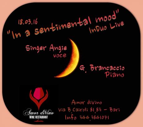 "In a sentimental mood" concerto InDuo piano e voce