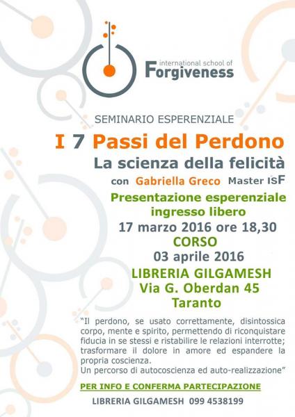 Presentazione Esperienzale i 7 Passi del Perdono