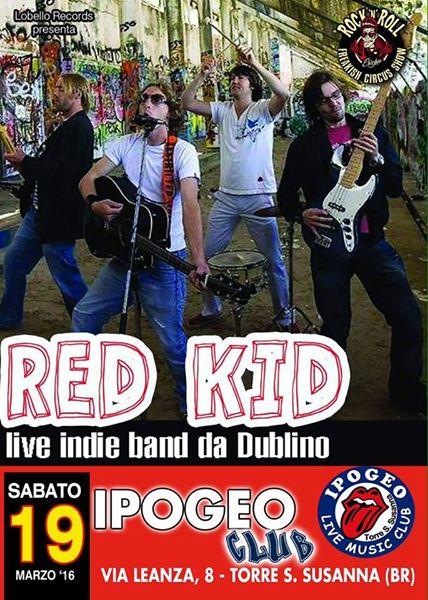 IPOGEO "RED KID" indie rock from Dublino