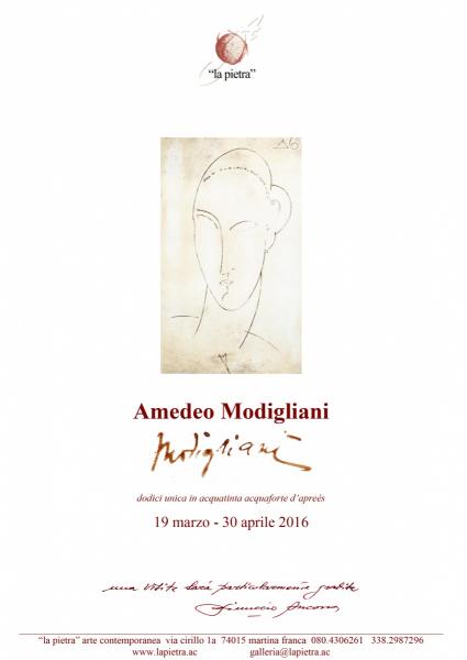 Amedeo Modigliani. Dodici Unica in Acquatinta Acquaforte D’apreés