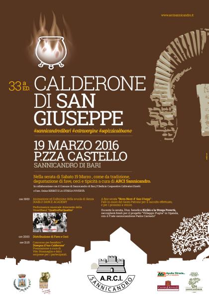 Trentatreesima edizione Calderone di San Giuseppe