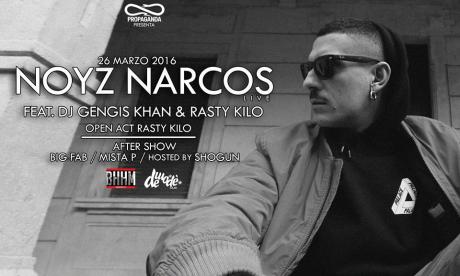 Sabato 26 marzo al Demodè Club ecco Noyz Narcos e il Subliminal Festival