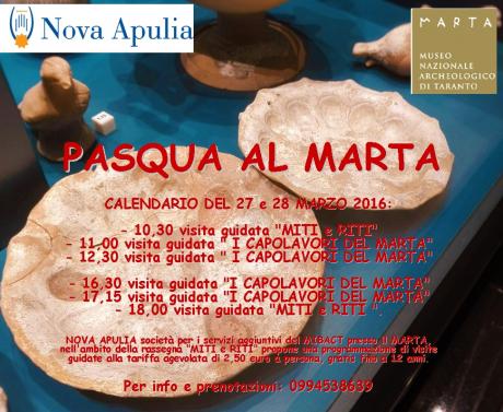 Pasqua e Pasquetta al Marta