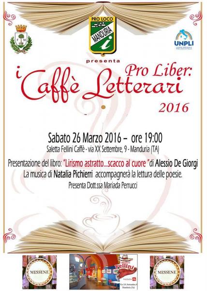 Pro liber: "Lirismo astratto...scacco al cuore" di Alessio De Giorgi