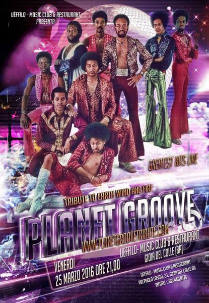 Al Ueffilo Friday Night  il tributo dei Planet Groove agli Earth Wind & Fire