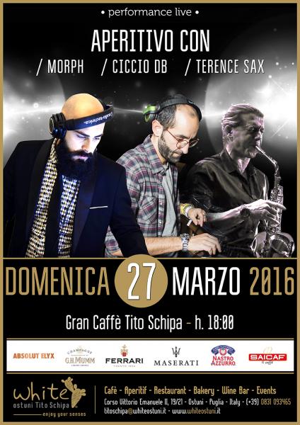 Aperitivo Pugliese con MORPH, CICCIO DB e TERENCE SAX