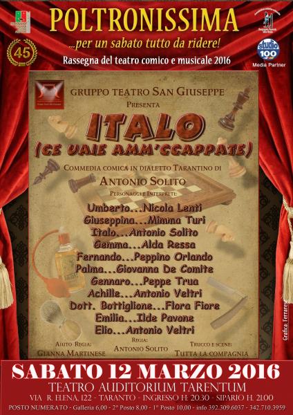 Italo, ce uaje hamm'accappate