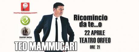 Teo Mammucari a Taranto con il suo nuovo spettacolo: Ricomincio da te...o