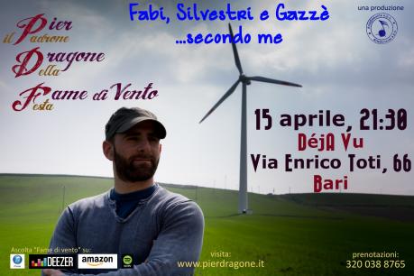 Pier Dragone in "P.D.F. Omaggio a FabiSilvestriGazzè e Fame di Vento"