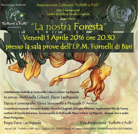 La nostra Foresta presso sala prove I.P.M. Fornelli Bari