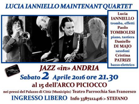 Lucia Ianniello Maintenant Quartet