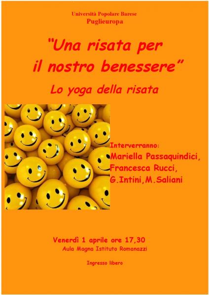 Una Risata per il Nostro Benessere. Yoga Della Risata