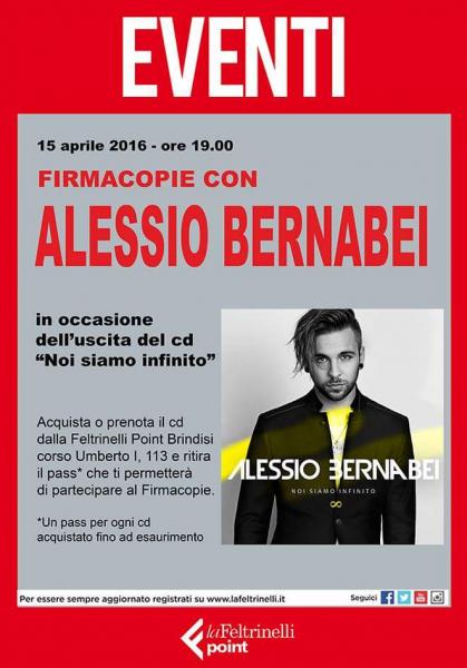 Firmacopie con Alessio Bernabei