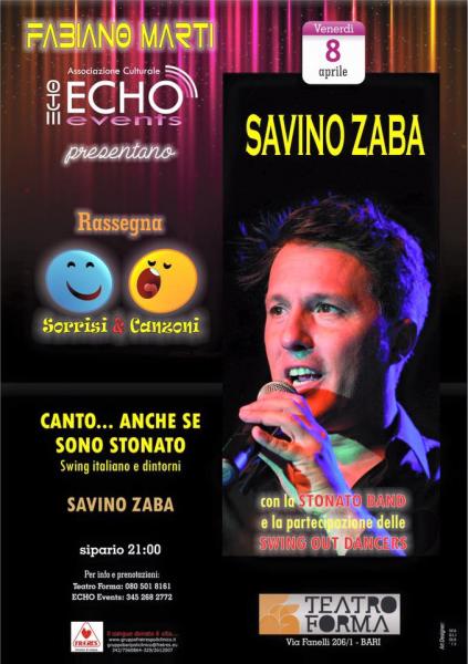 Savino Zaba per il gran galà Sorrisi e Canzoni