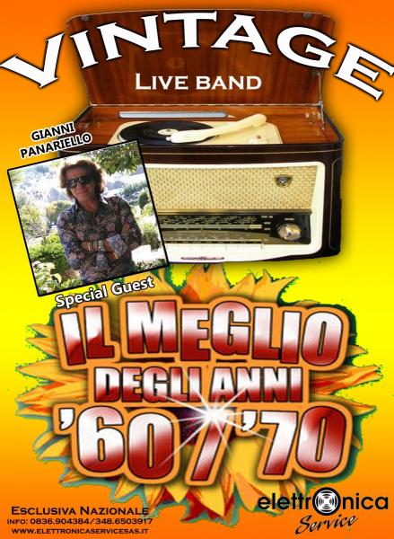 Vintage '60'70 live Band Special Guest Gianni Panariello