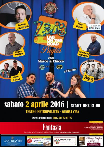 Zelig Lab Puglia in tour 2016