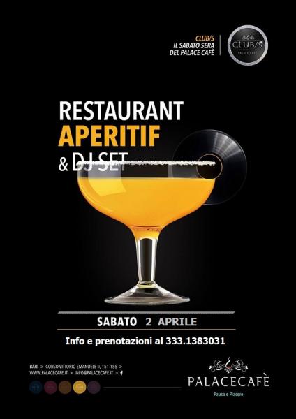 Il Sabato Sera del Palace Cafe'