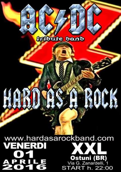 AC/DC Tribute HARD AS A ROCK at XXL PUB, Ostuni (BR)