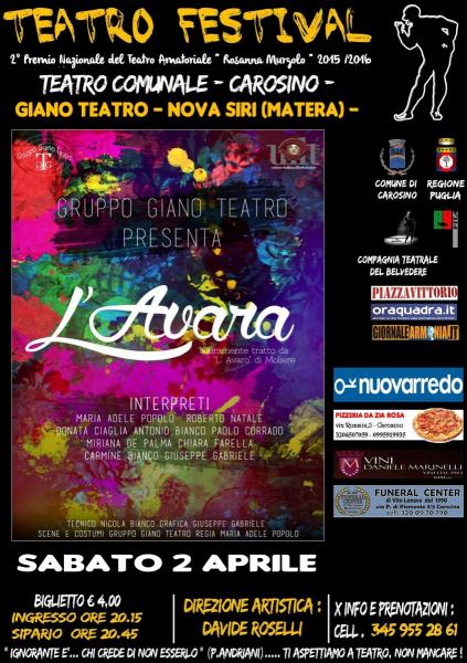 Teatro Festival - "L'Avara"