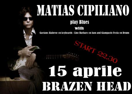 Matias Cipiliano in Blues