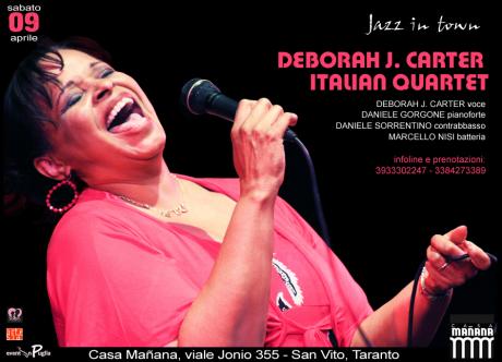 Rassegna "Jazz in Town": Debora J. Carter Italian 4et