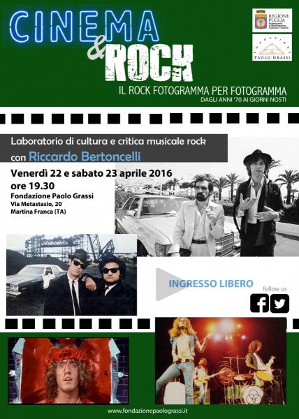 Introduzione al Rock Movie dagli anni ’70 ai giorni nostri a cura di Riccardo Bertoncelli