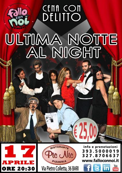 Cena con Delitto "Ultima Notte al Night"