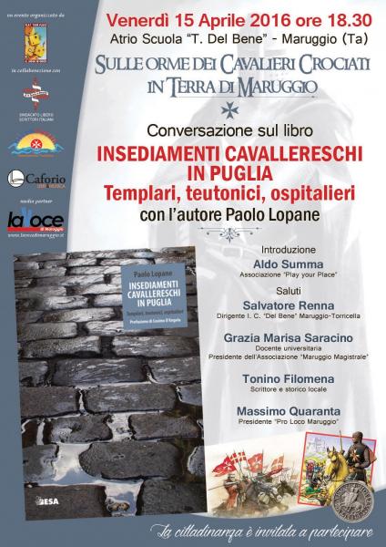 Presentazione del libro "Insediamenti cavallereschi in Puglia"
