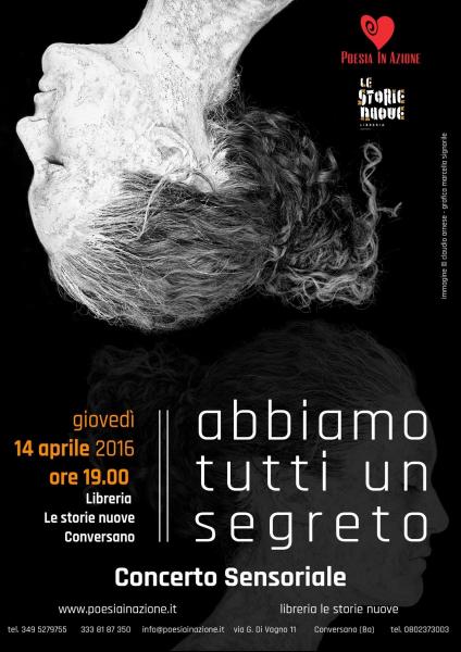 Abbiamo tutti un segreto, il concerto sensoriale
