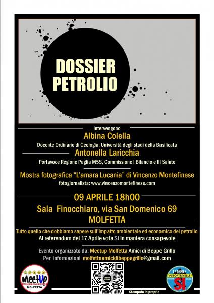 Dossier Petrolio - Tutto Quello Che Conviene Sapere Sull'impatto Ambientale ed Economico del Petrolio