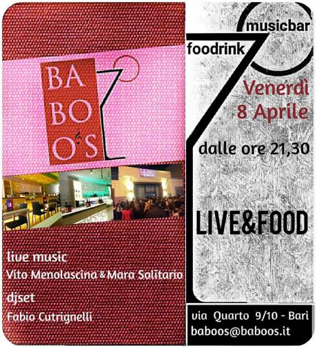 Live & Food al Baboo's