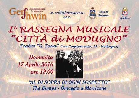 "THE BUMPS" Al di sopra di ogni sospetto - Omaggio a Morricone