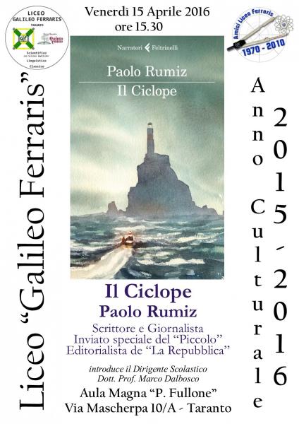 Incontro Culturale "Il Ciclope" - Paolo Rumiz