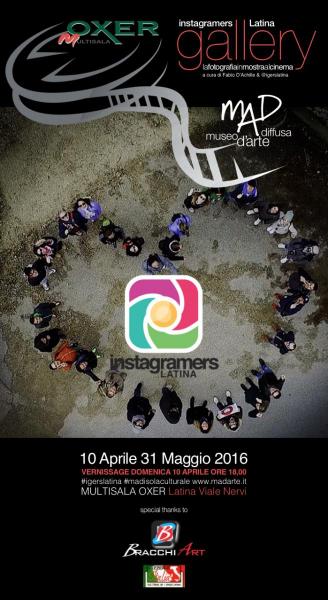 MAD  presenta "Instagramers Latina Gallery - La fotografia in mostra al cinema"