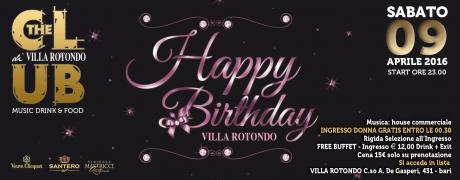 Happy Birthday Villa Rotondo!