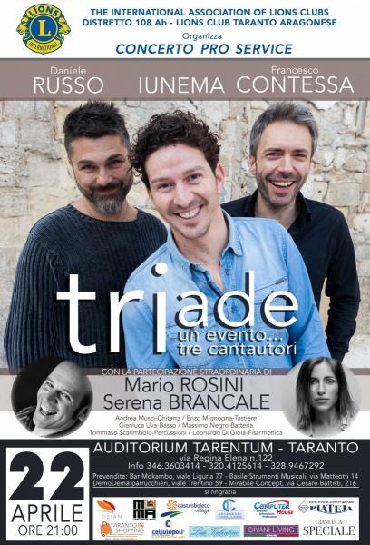 Triade* Tre cantautori...un evento