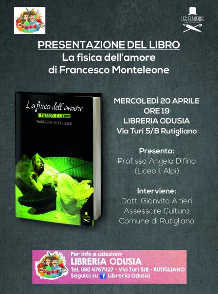 Presentazione de -La fisica dell’Amore- di Francesco Monteleone