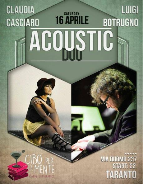 Claudia Casciaro & Luigi Botrugno *acoustic duo*