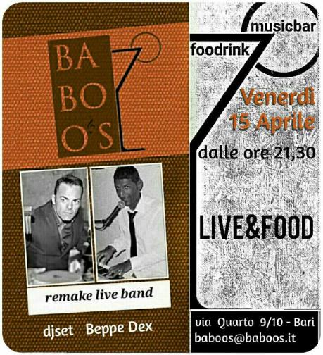 Live & Food al Baboo's