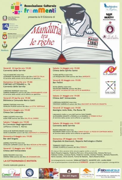MANDURIA TRA LE RIGHE - Fortino Letterario, presentazione "Diversamente a Sud" di Sabrina Barbante