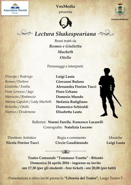 Lectura Shakespeariana