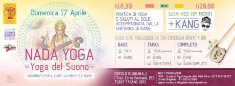 NADA YOGA // yoga + musica live + sushi veg