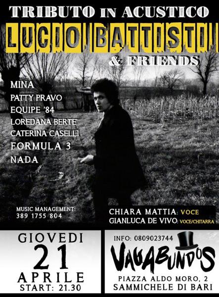 Vagabundos Presents: Tributo a Lucio Battisti & Friends