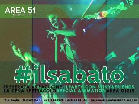Si mangia, si balla e ci si diverte fino a notte fonda. Torna #IlSabato firmato Area 51 a Novoli